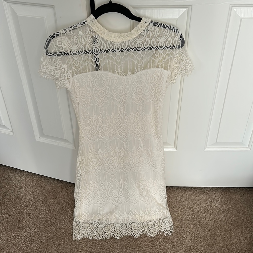 White Laced Dress from Almost Famous